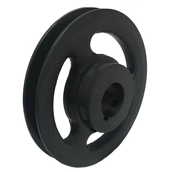 B B Manufacturing Finished Bore 1 Groove V-Belt Pulley 3.05 inch OD AK30x7/8